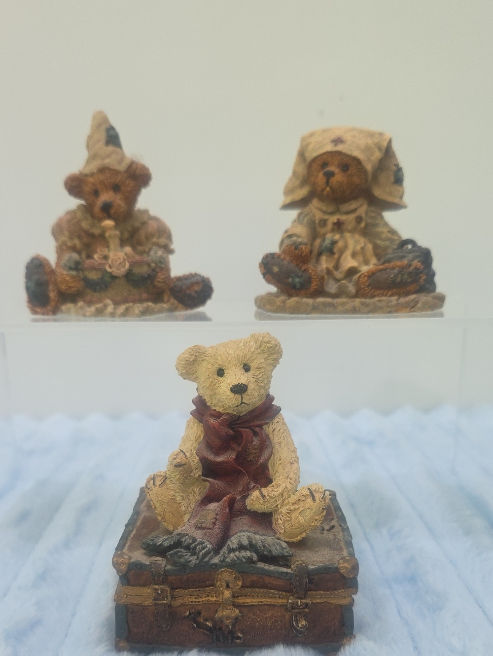 Boyd's Bear Collector Figurines Trio -Vintage 1990's